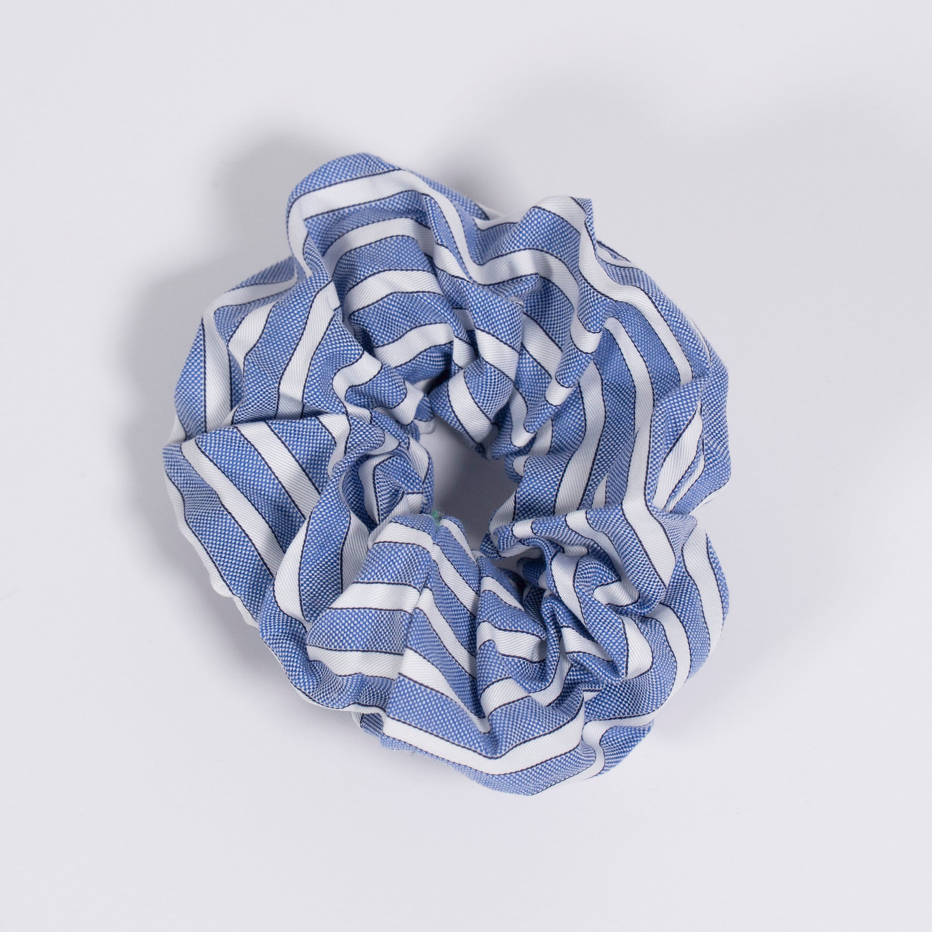 Scrunchie righe bianche blu