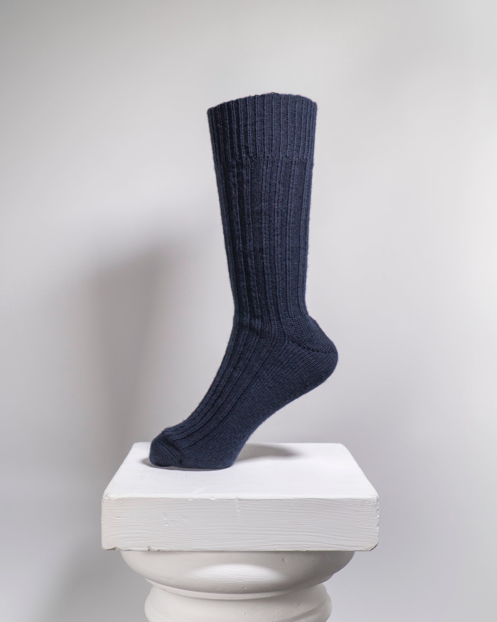 Calze Virginia in Cashwool Blu Navy